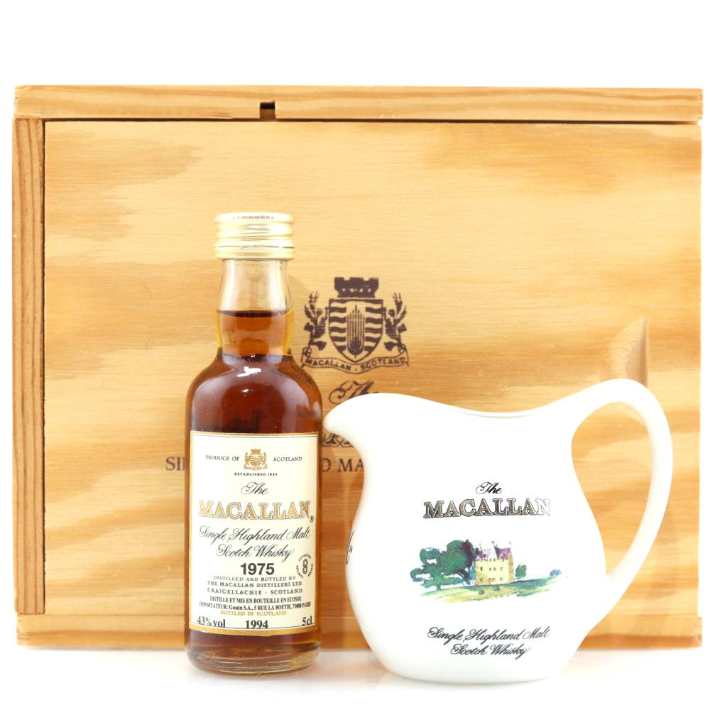 Macallan 1975 18 Year Old Miniature 5cl & Water Jug Set / Gouin Import