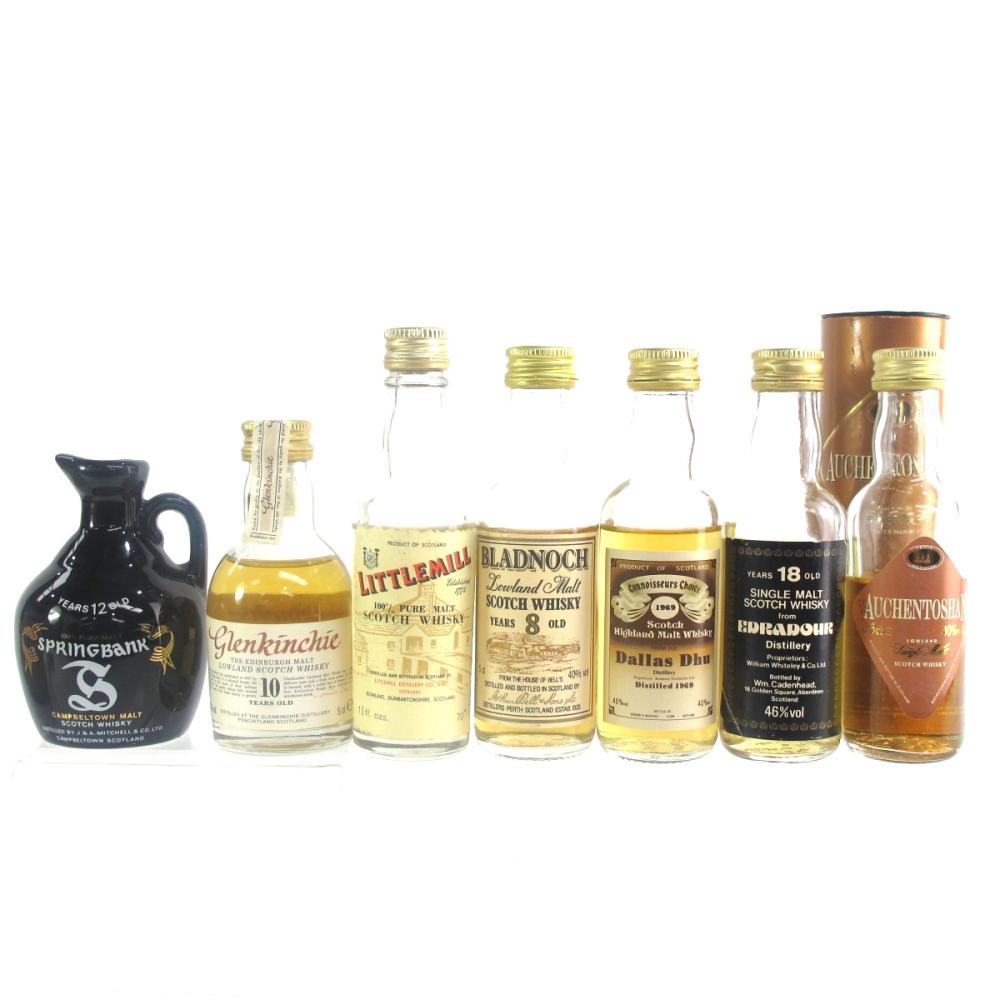 Single Malt Miniature Selection x 7 / including Springbank Flagon