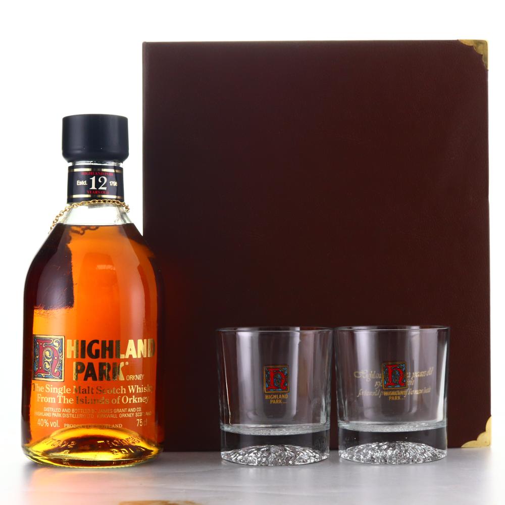 Highland Park 12 Year Old 1980 Collection / including Glasses
