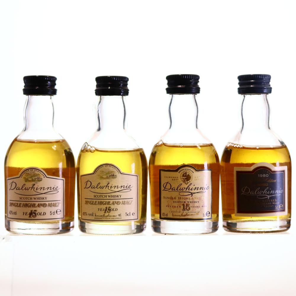 Dalwhinnie Miniatures x 4
