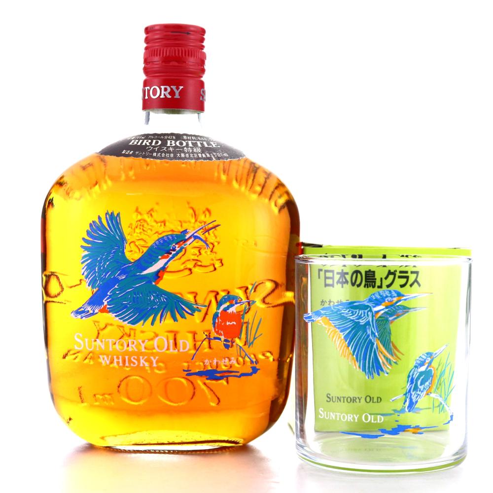 Suntory Old Whisky Bird Bottle Gift Set