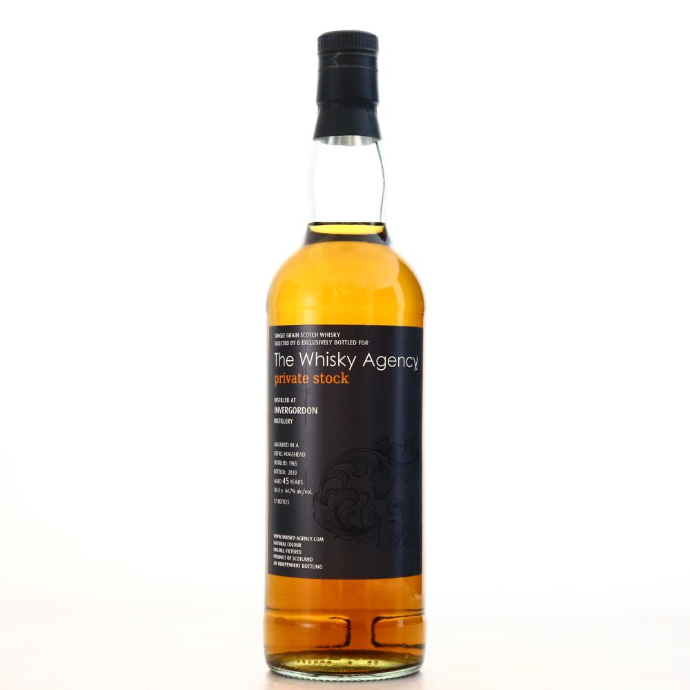Invergordon 1965 Whisky Agency 45 Year Old Private Stock