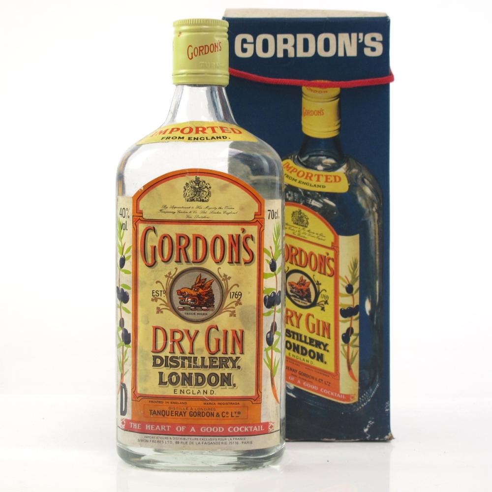 Gordon's Dry Gin Circa 1970s