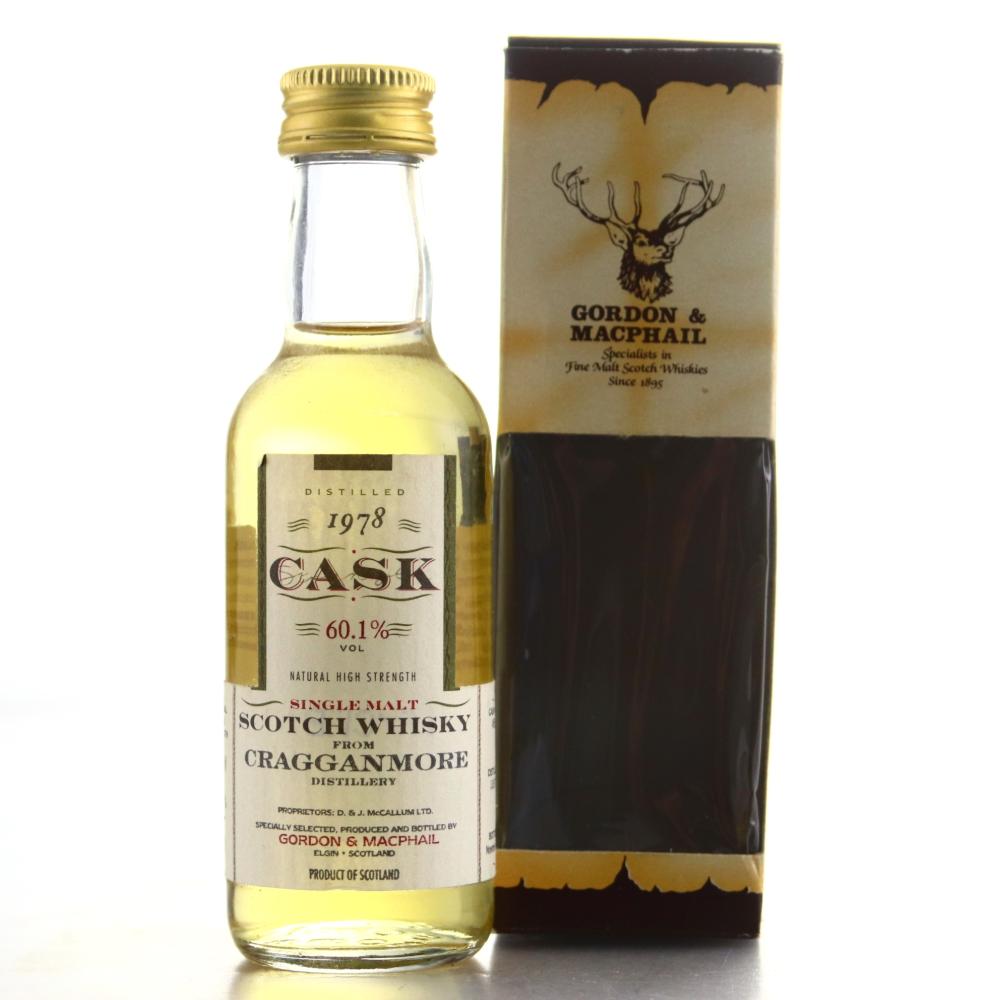 Cragganmore 1978 Gordon and MacPhail Cask Strength Miniature 5cl