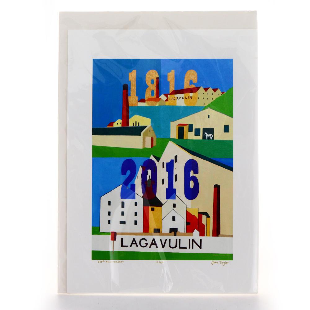 Lagavulin Bicentenary Distillery Print by Jane Taylor