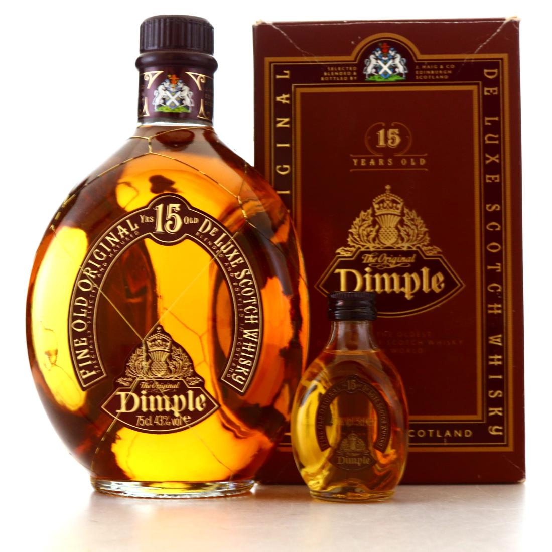 Haig's Dimple 15 Year Old 75cl with Miniature Whisky | Whisky Auctioneer