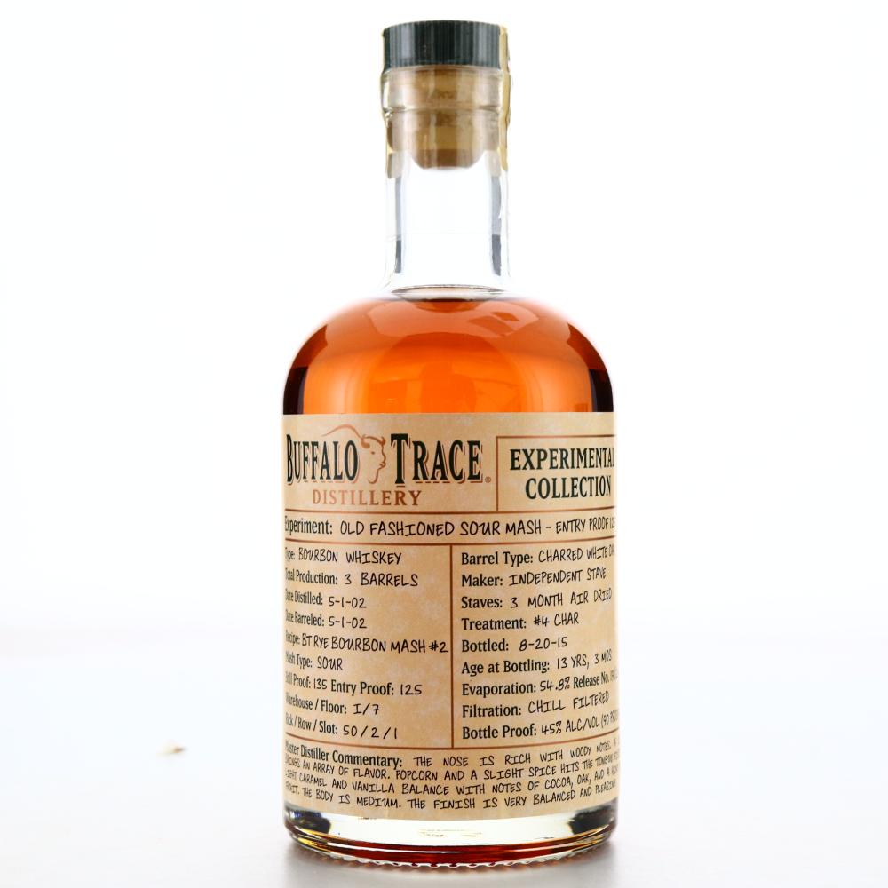 Buffalo Trace 2002 Experimental Collection 13 Year Old 37.5cl / Old Fashioned Sour Mash - Entry Proof 125