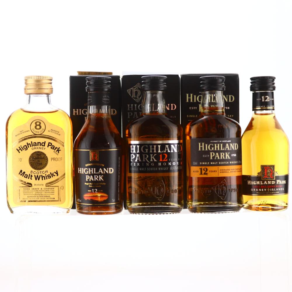 Highland Park Miniatures x 5