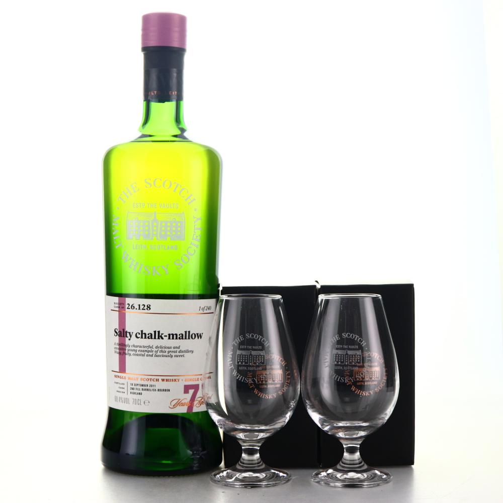 Clynelish 2011 SMWS 7 Year Old 26.128 / with 2 x Glasses