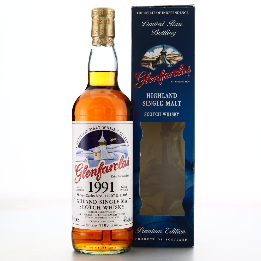 Glenfarclas 1991 Single Sherry Cask #11107-8 / Christmas Edition