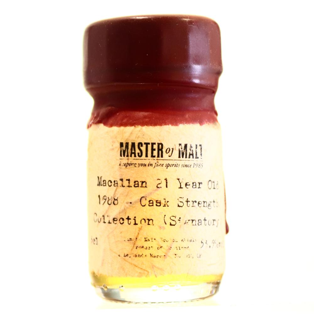 Macallan 1988 Signatory Vintage 21 Year Old Sample
