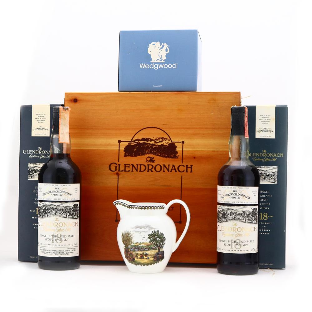 Glendronach 1973 & 1974 18 Year Old Gift Pack