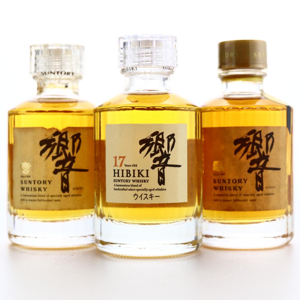 Hibiki 17 Year Old & Suntory Miniature 3 x 5cl