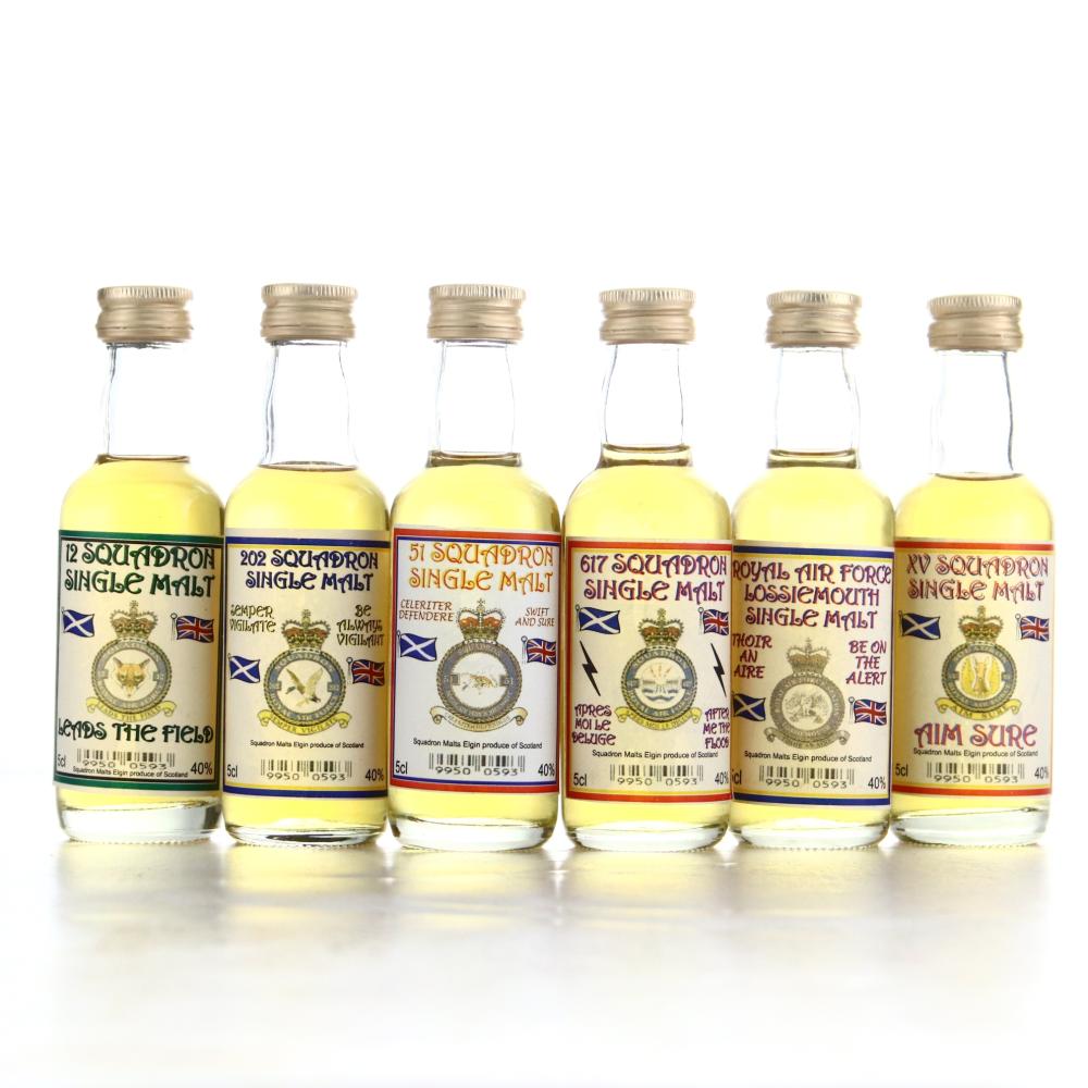 Single Malt RAF Squadron Miniatures x 6