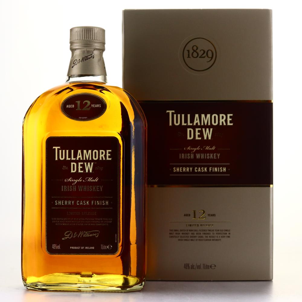 Tullamore Dew 12 Year Old 1 Litre / Sherry Cask Finish