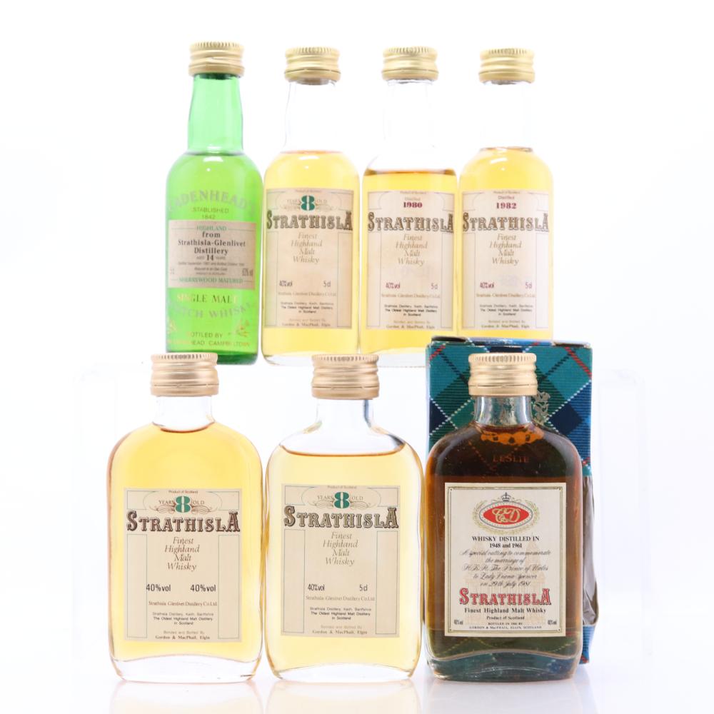 Strathisla Miniature Selection x 8