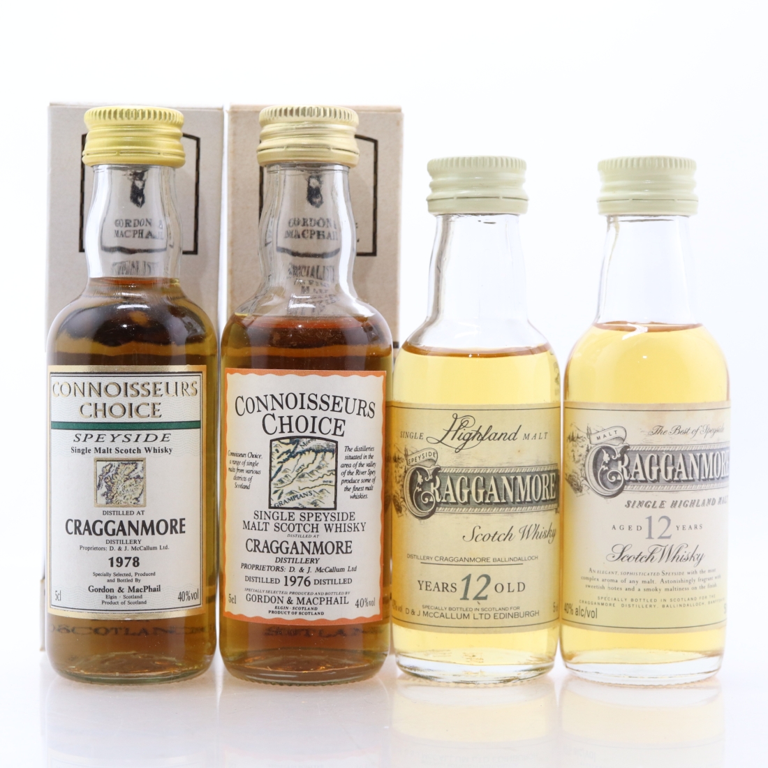 Cragganmore Miniature Selection 4 x 5cl