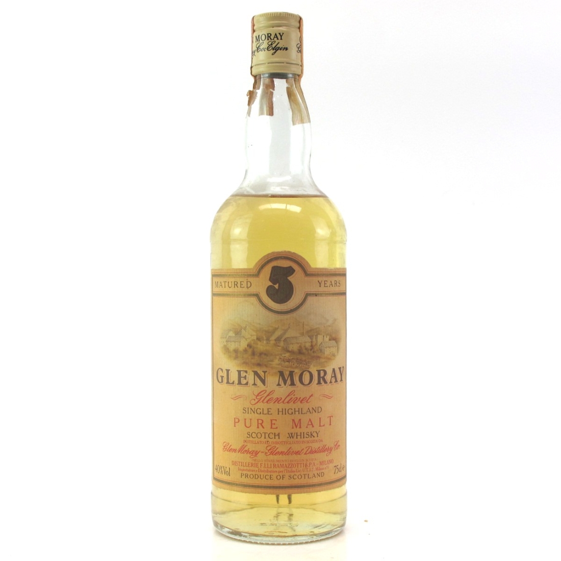 Glen Moray 5 Year Old Pure Malt 1980s