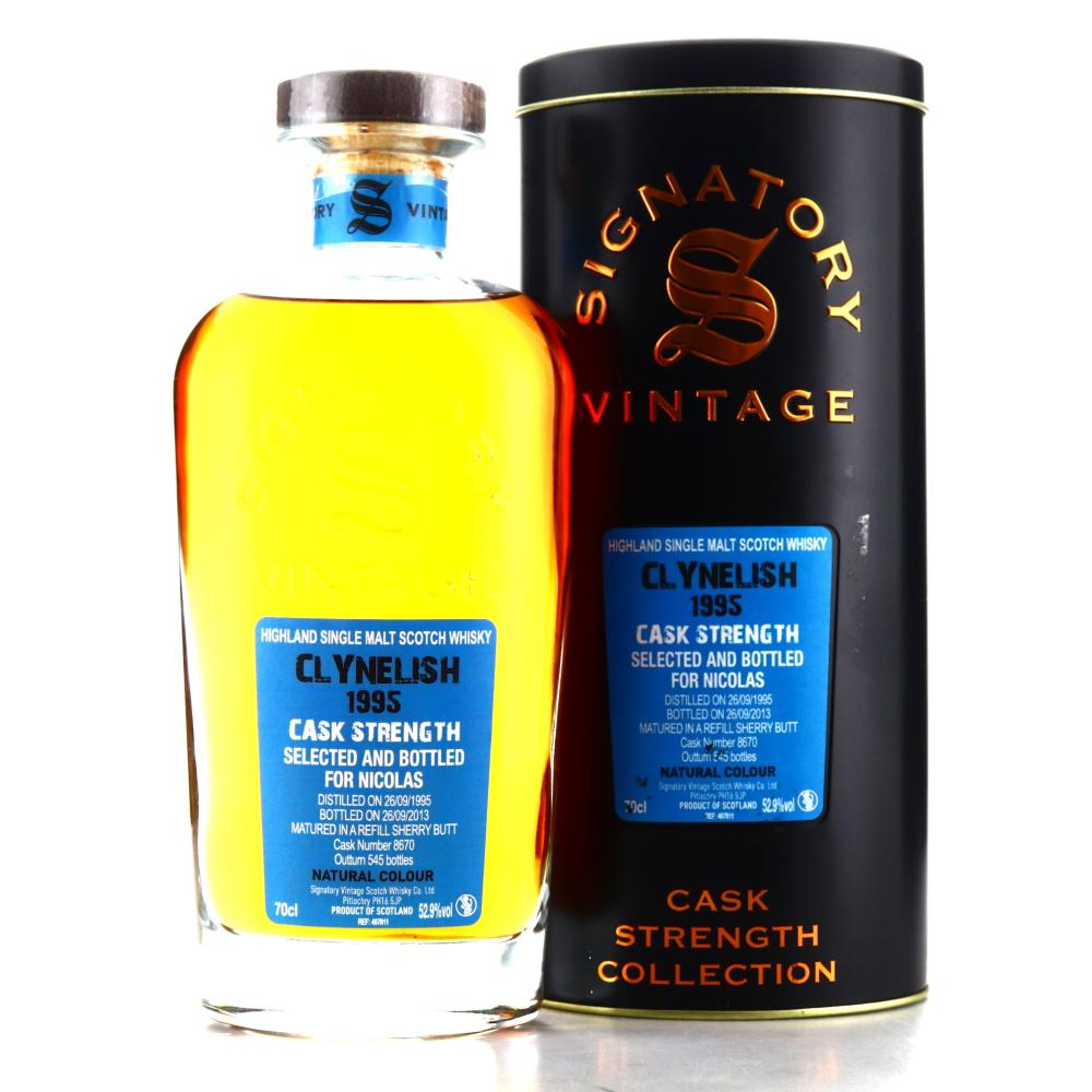 Clynelish 1995 Signatory Vintage Cask Strength / Nicolas