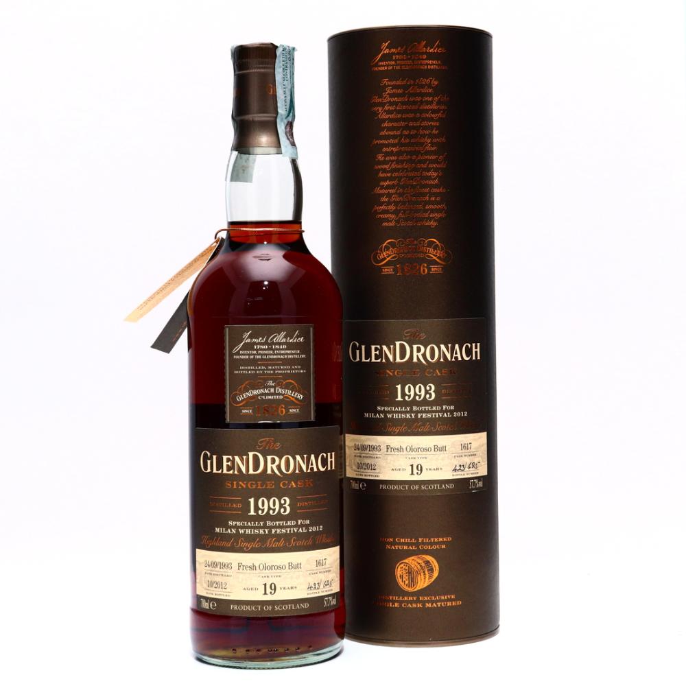 Glendronach 1993 Single Oloroso Cask 19 Year Old #1617 / Milan Whisky Festival 2012