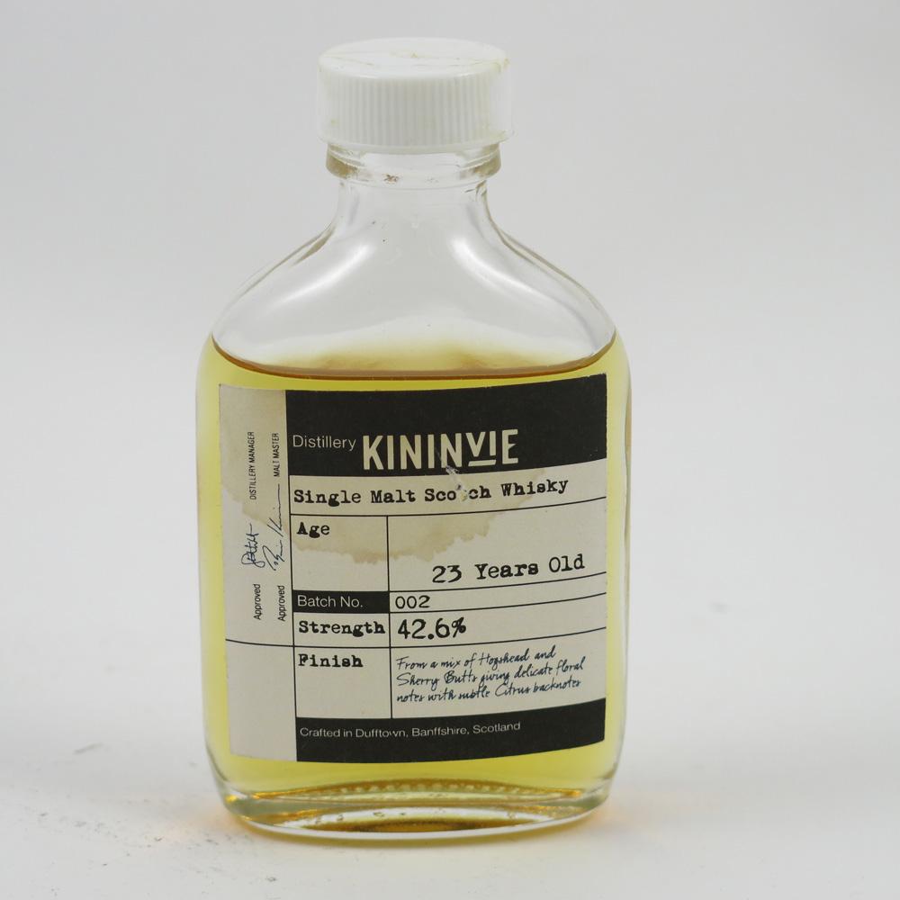 Kininvie 23 Year Old Batch #002 Sample