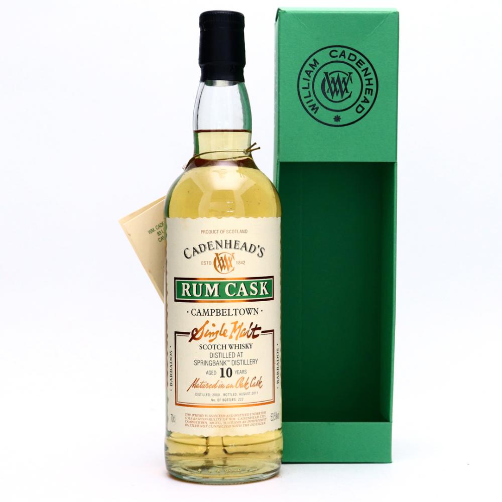 Springbank 2000 Cadenhead's 10 Year Old Rum Cask