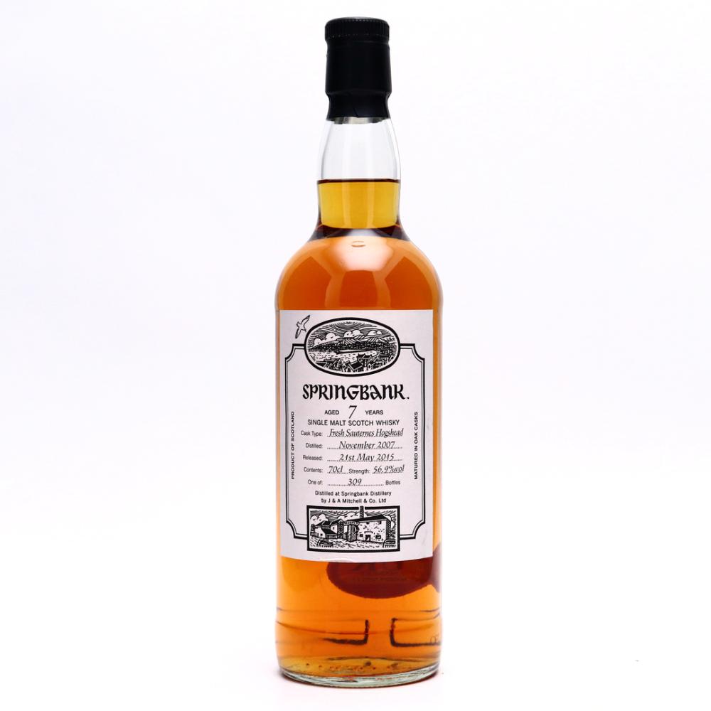 Springbank 2007 Fresh Sauternes Hogshead 7 Year Old / Campbeltown Malts Festival 2015