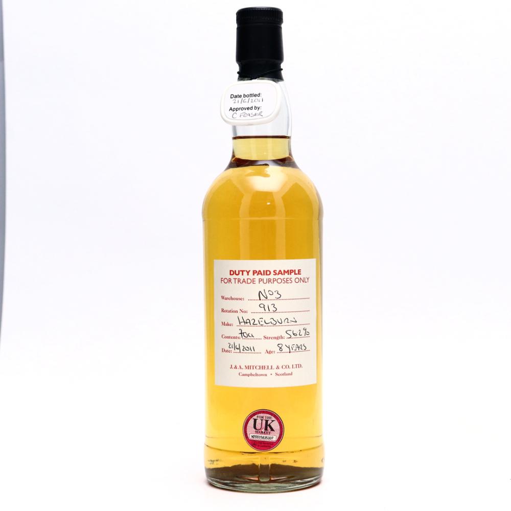 Hazelburn 8 Year Old Duty Paid Sample 2011