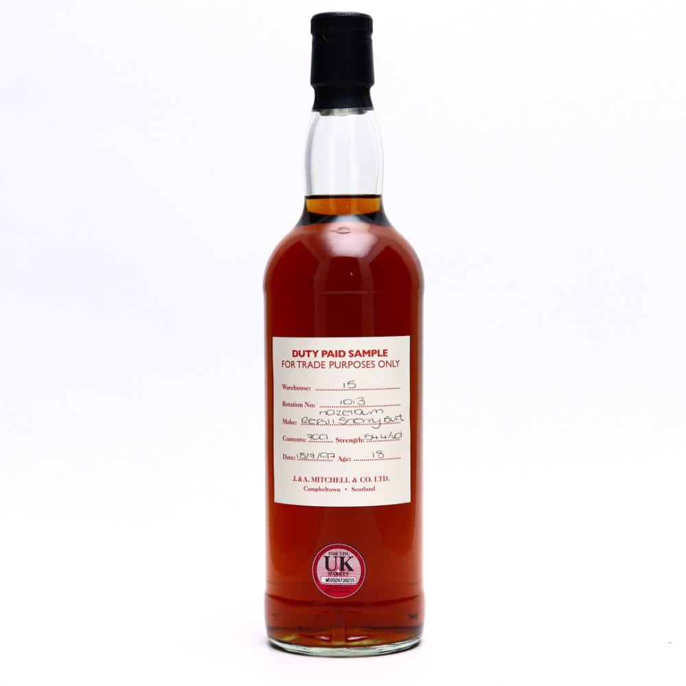 Hazelburn 1997 Duty Paid Sample 18 Year Old / Refill Sherry Butt