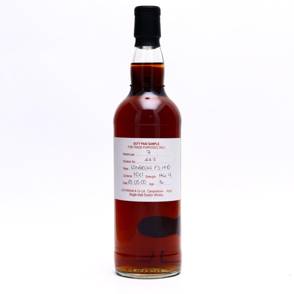 Longrow 2000 Duty Paid Sample 16 Year Old / Fresh Sherry Hogshead