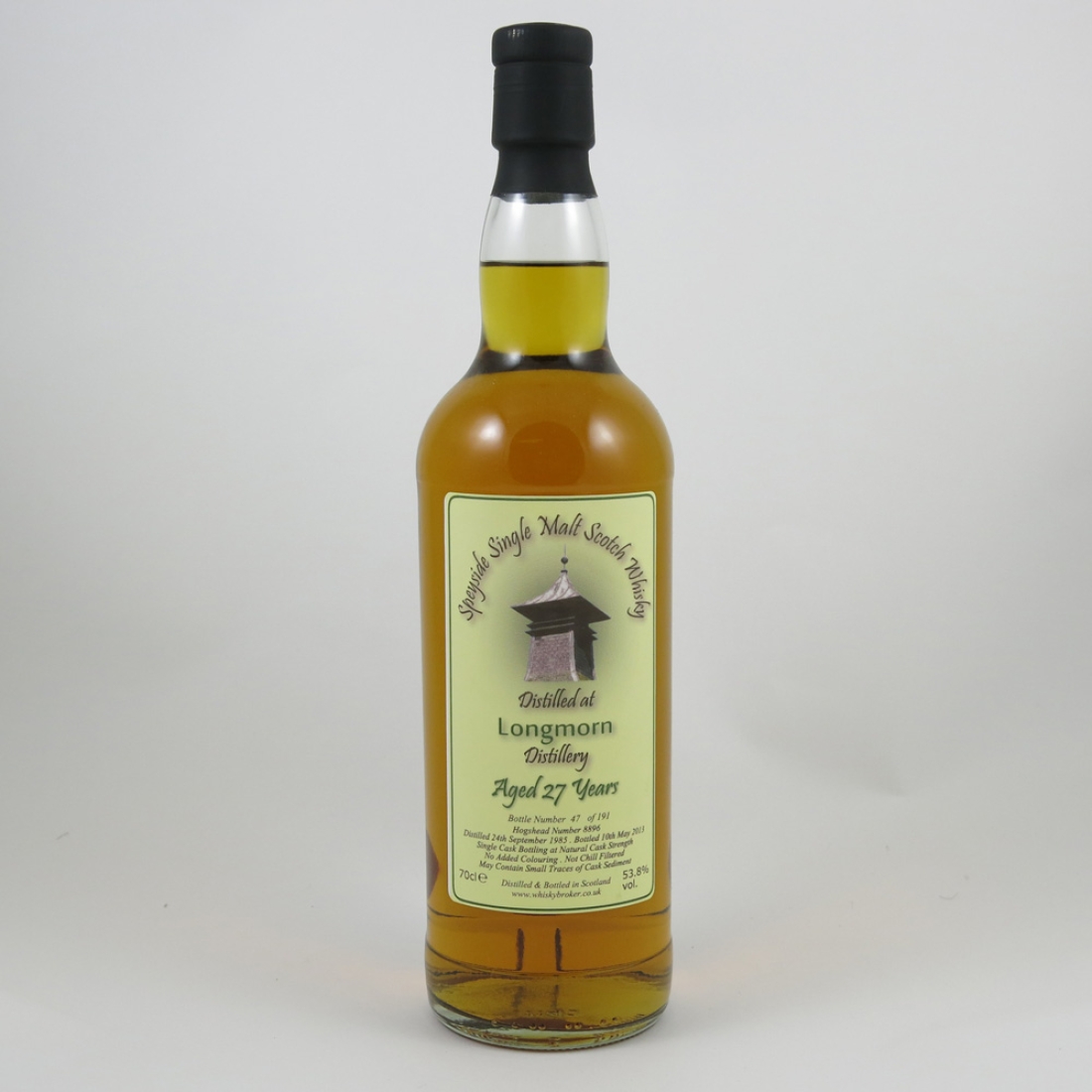 Longmorn 1985 Whisky Broker 27 Year Old