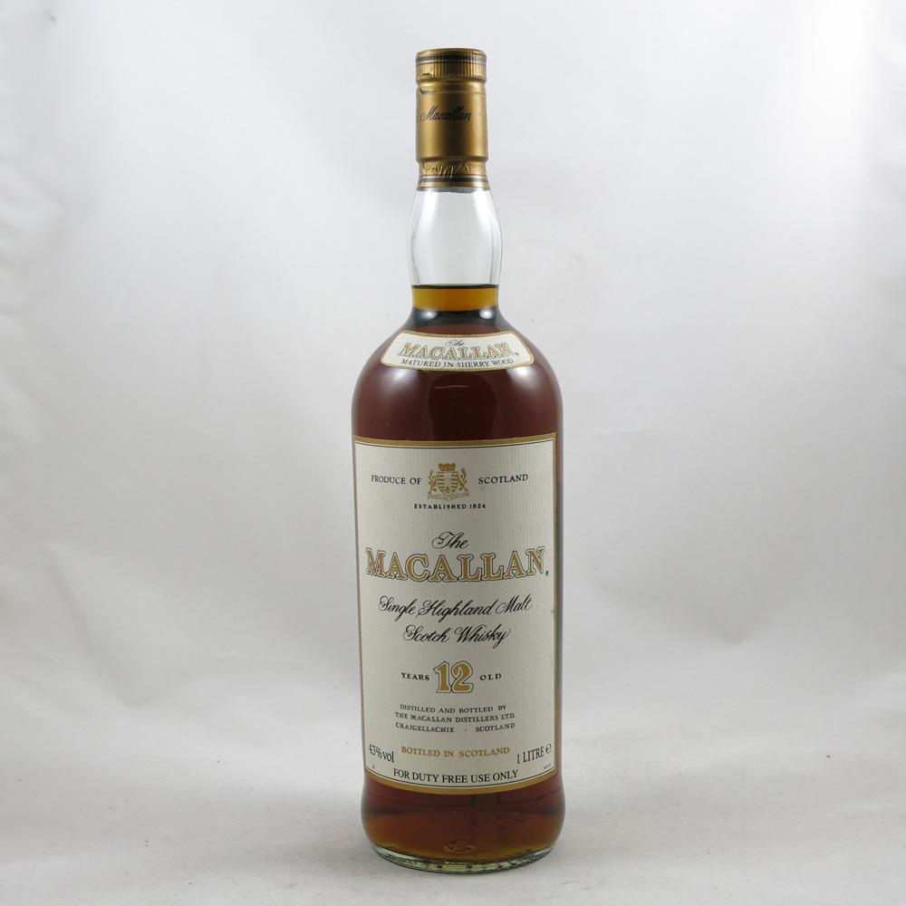 Macallan 12 Year Old 1990s 1 Litre (Duty Free Exclusive)