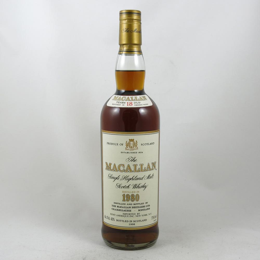 Macallan 1980 18 Year Old 75cl (US Import)