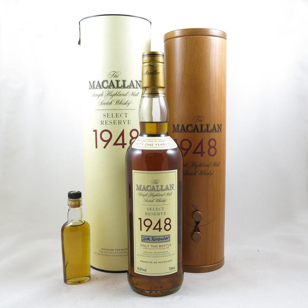 Macallan 1948 Select Reserve 51 Year Old (Including Miniature)