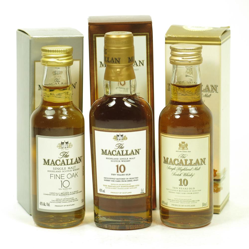 Macallan 10 Year Old Selection 3 x 5cl