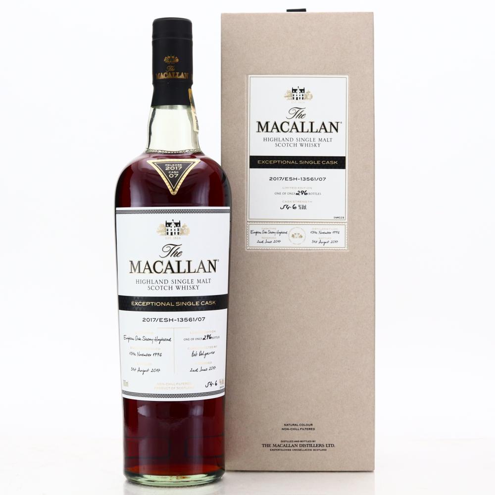 Macallan 1996 Exceptional Cask #13561-07