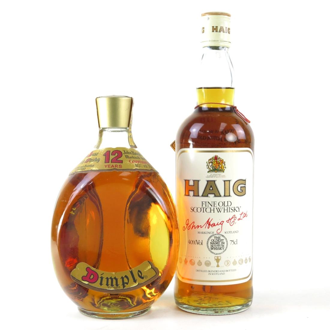 Haig Dimple 12 Year Old and Haig Blend - 2 x Whisky | Whisky Auctioneer
