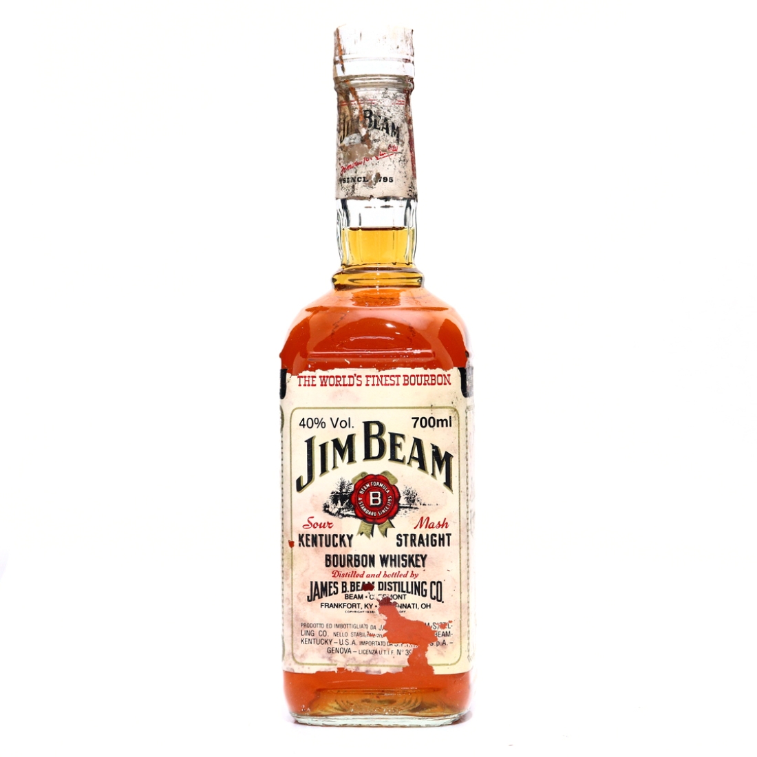 Jim Beam Kentucky Straight Bourbon 1995