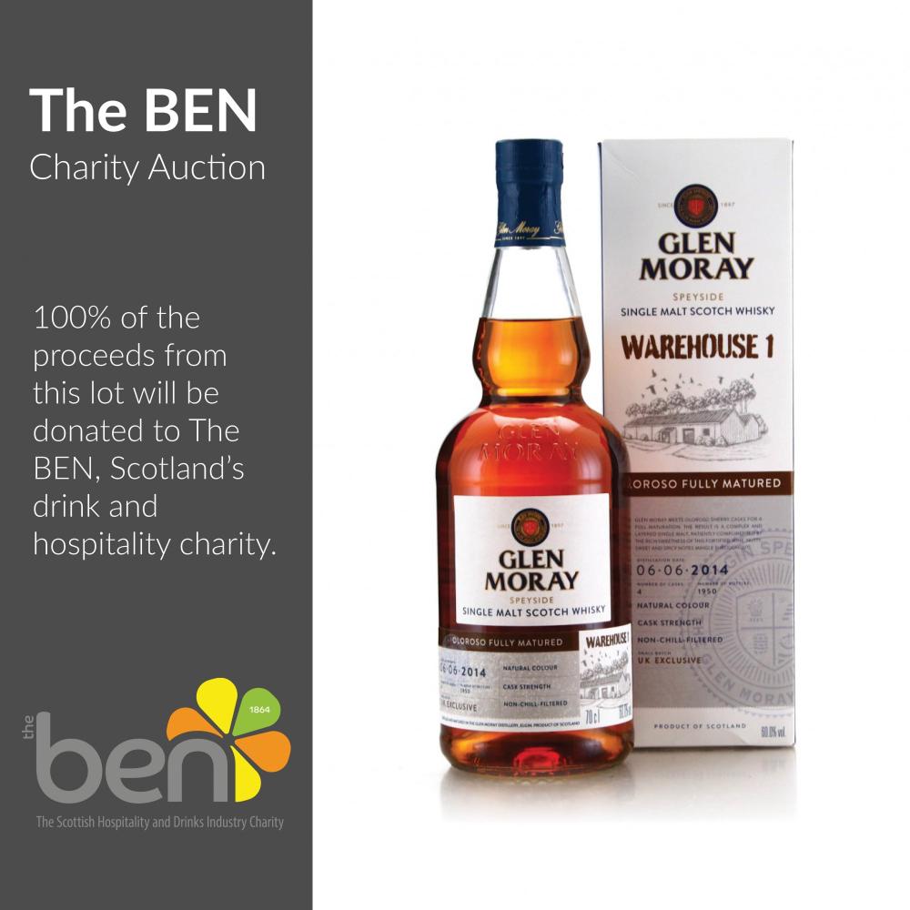 Glen Moray 2014 Oloroso Fully Matured Warehouse 1 / UK - The Ben Charity Lot