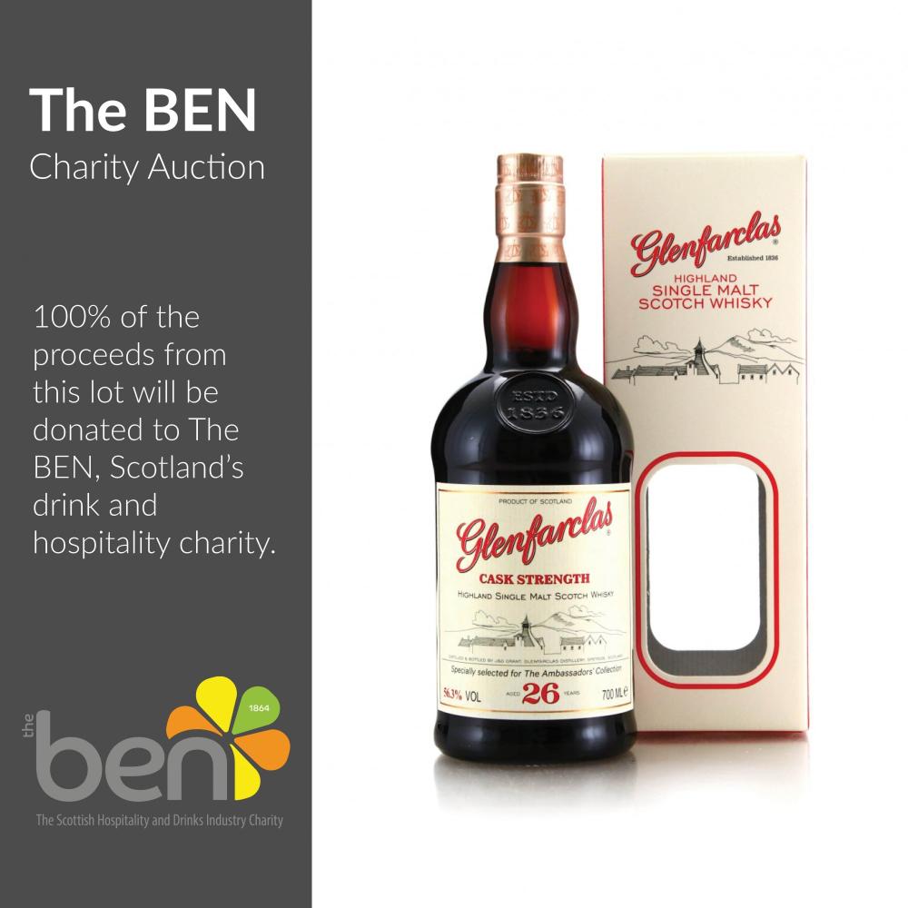 Glenfarclas 26 Year Old Cask Strength / Ambassador's Collection - The Ben Charity Lot