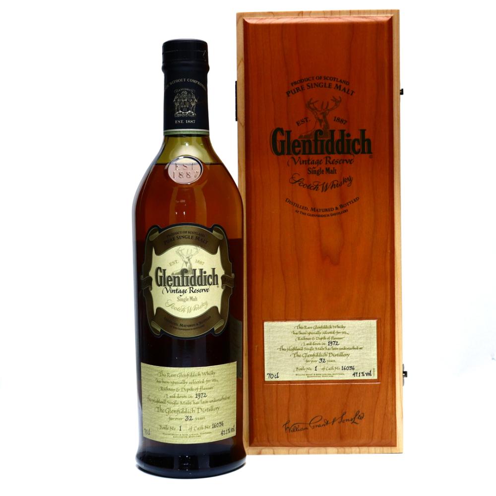 Glenfiddich 1972 Vintage Reserve 32 Year Old #16036 / Bottle No.1