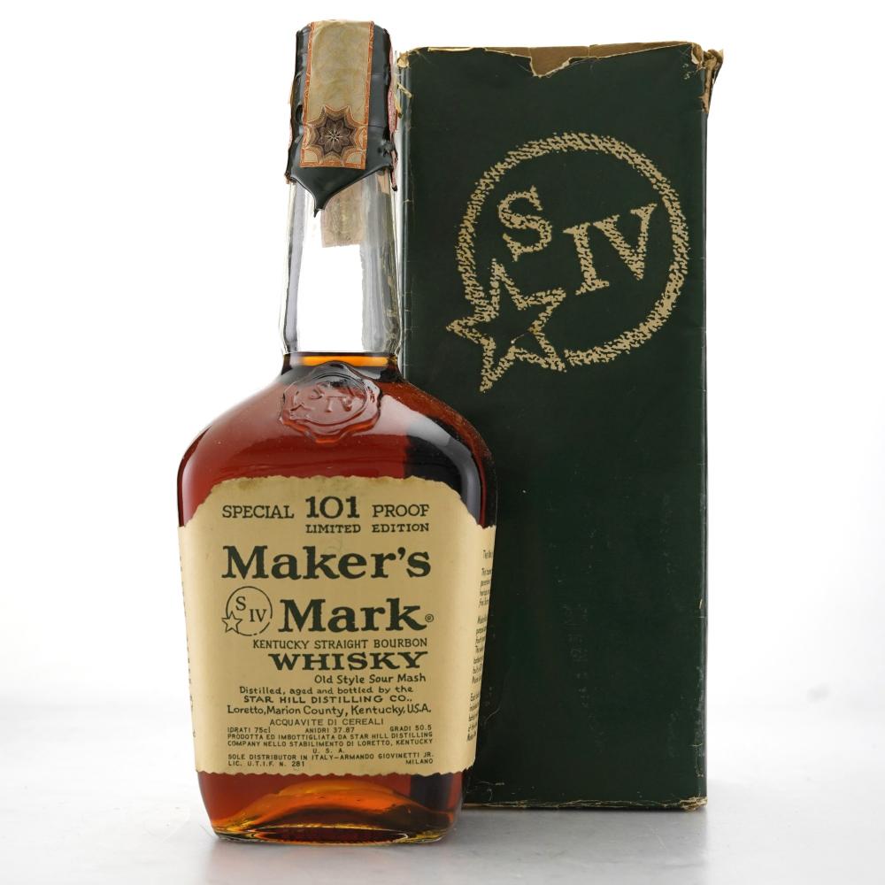 Maker's Mark Special 101 Proof Limited Edition 1960s / Giovinetti Import