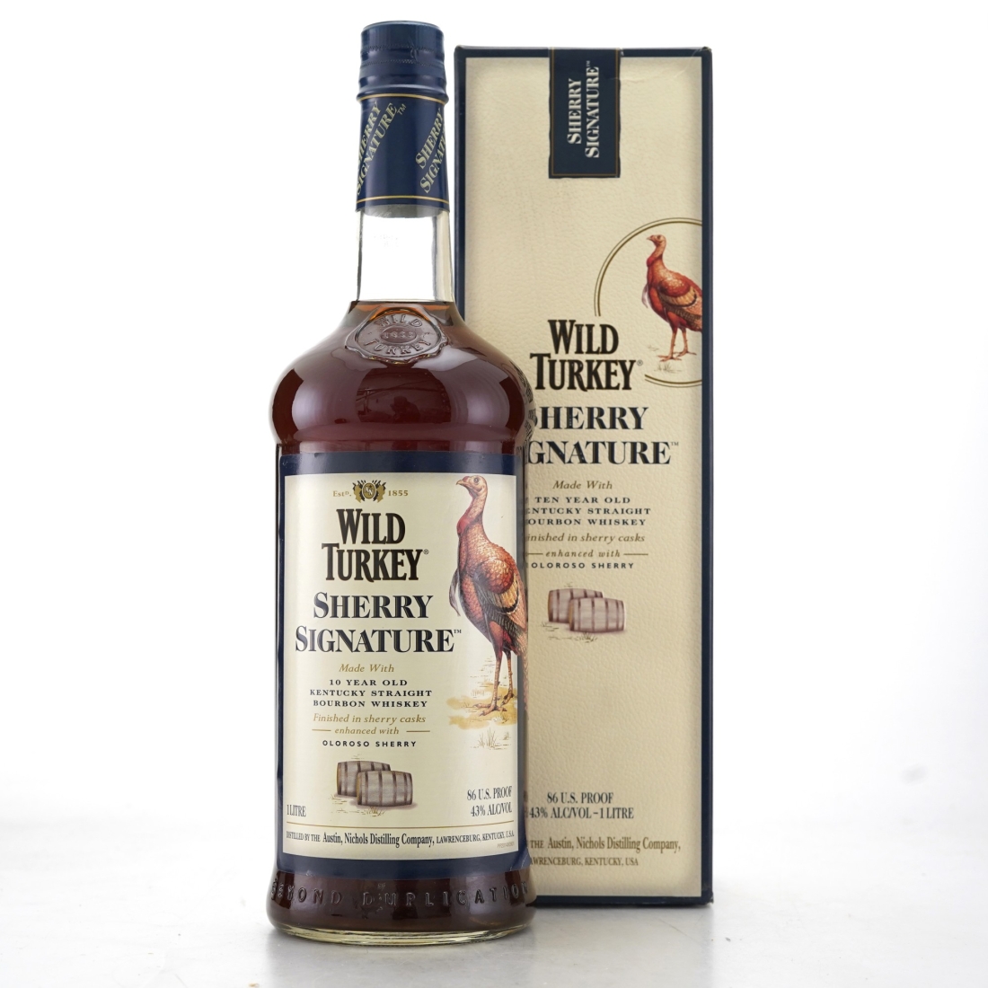 Wild Turkey 10 Year Old Sherry Signature 1 Litre 1999