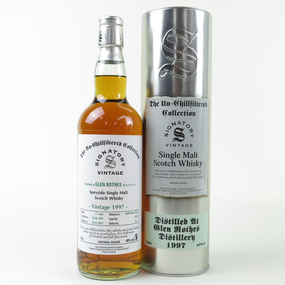 Glen Rothes 1997 Signatory Vintage 17 Year Old