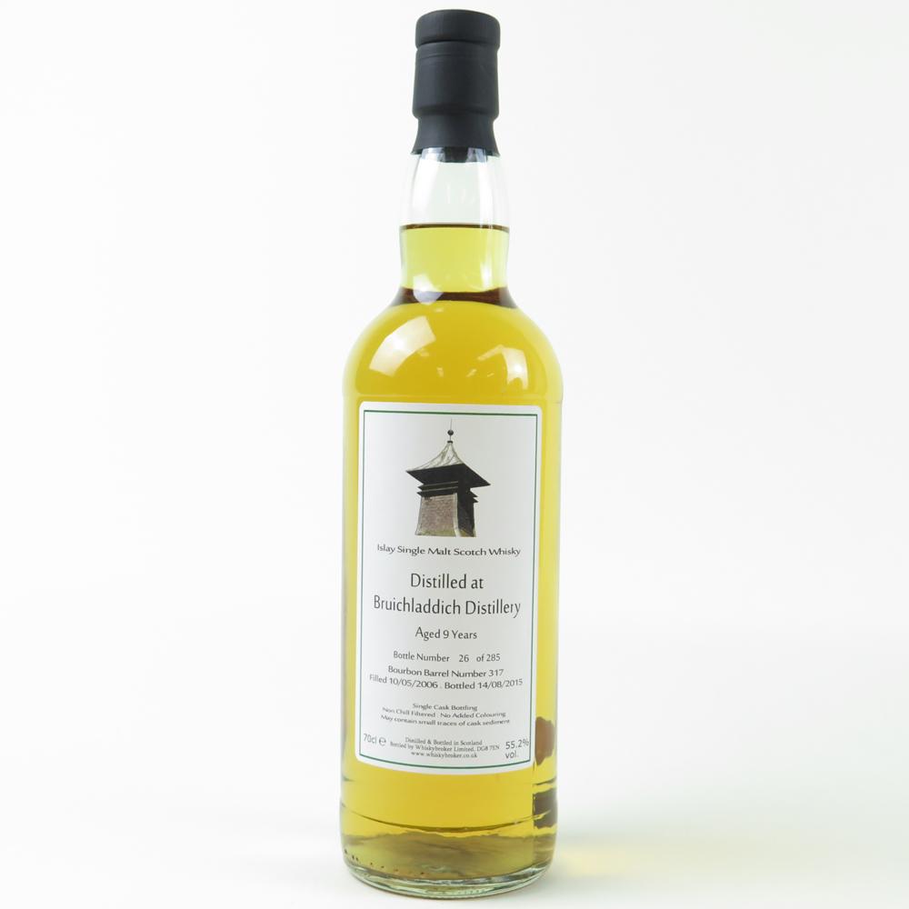 Bruichladdich 2006 Whisky Broker 9 Year Old