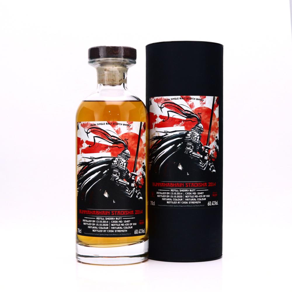 Bunnahabhain Staoisha 2014 Signatory Vintage Samurai / Kirsch Import