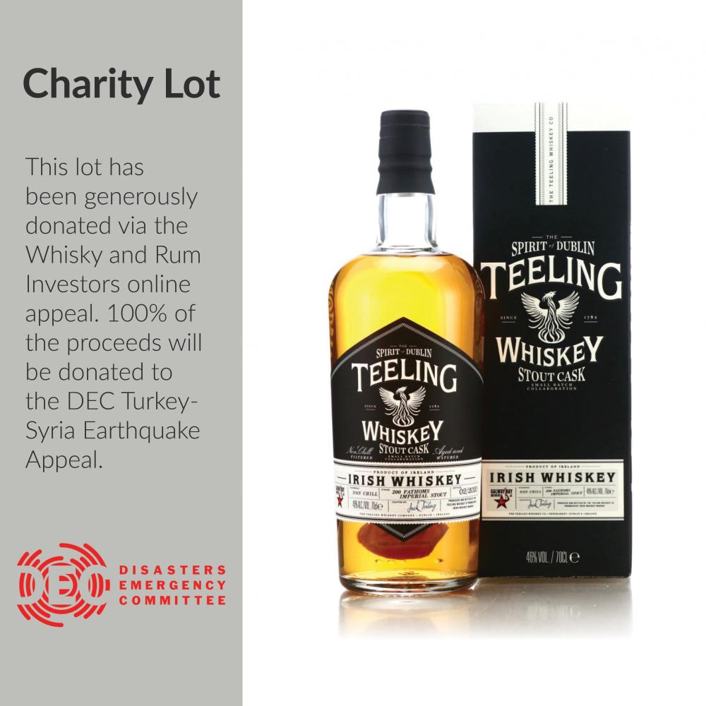 Teeling Whiskey Small Batch Imperial Stout Finish 2020 / Galway Bay Brewery - WARI Charity Lot