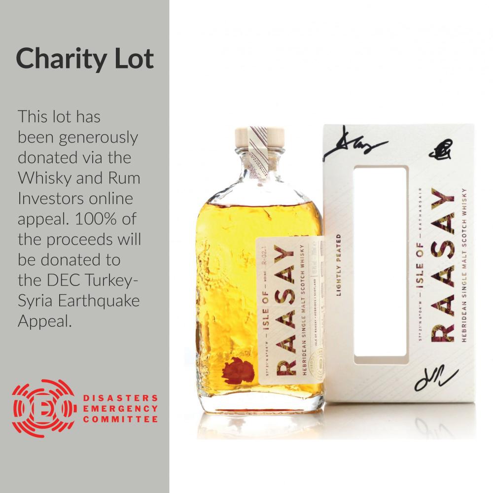 Raasay Single Malt R-02.1 / Signed - WARI Charity Lot