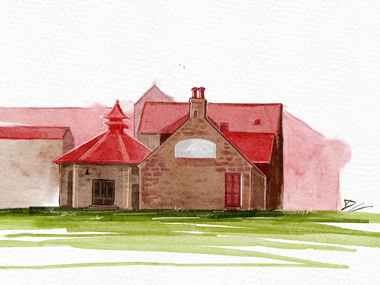 Illustration of Aberlour Distillery