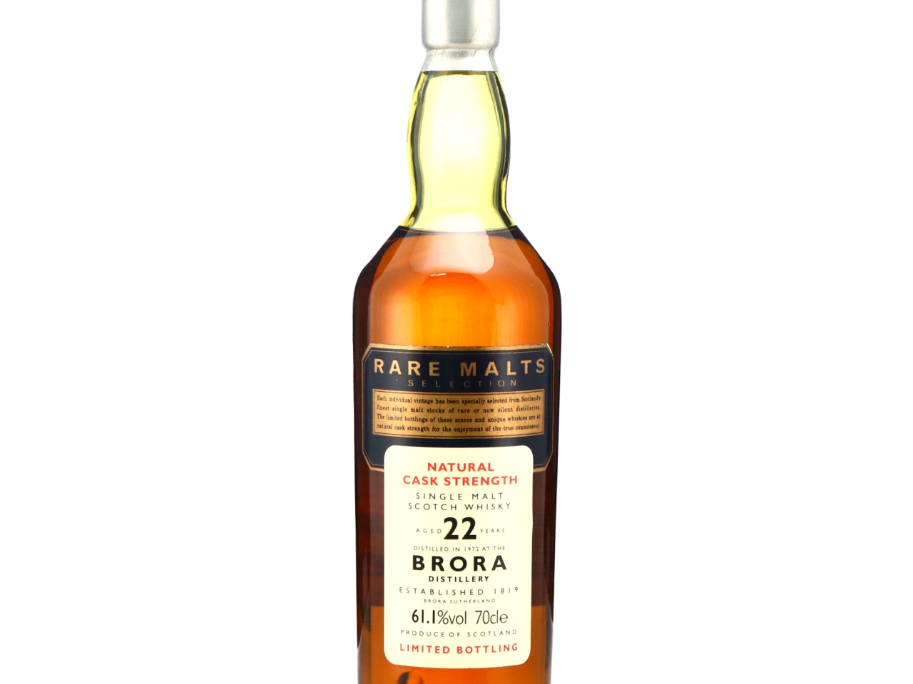 Brora 1972 Rare Malts 22 Year Old / 61.1%